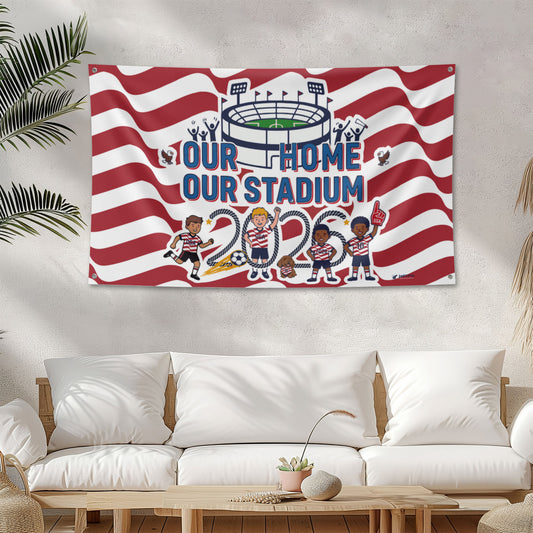 joithing USA Game Day Flag — 2026 Fan Edition · American Wave