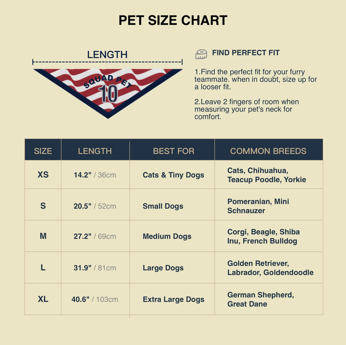 joithing Squad Two sides Pet Bandana — 2026 USA Fan Edition · American Wave