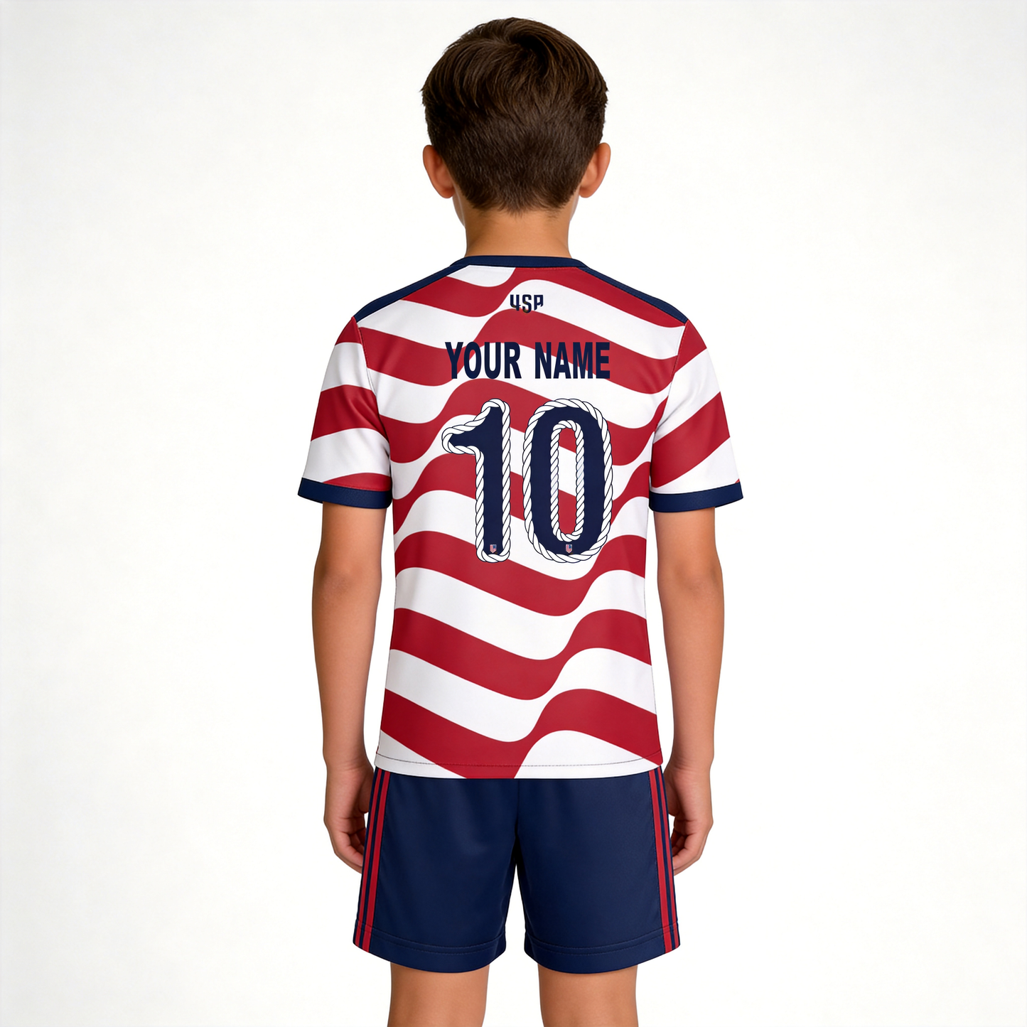 joithing Kids Soccer Jersey — 2026 USA Fan Edition · American Wave